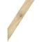 Ekena Millwork 6"W x 22"D x 34"H Traditional Rough Sawn Knee Brace, Douglas Fir BRC06X22X34TRA00RDF - alternate 4